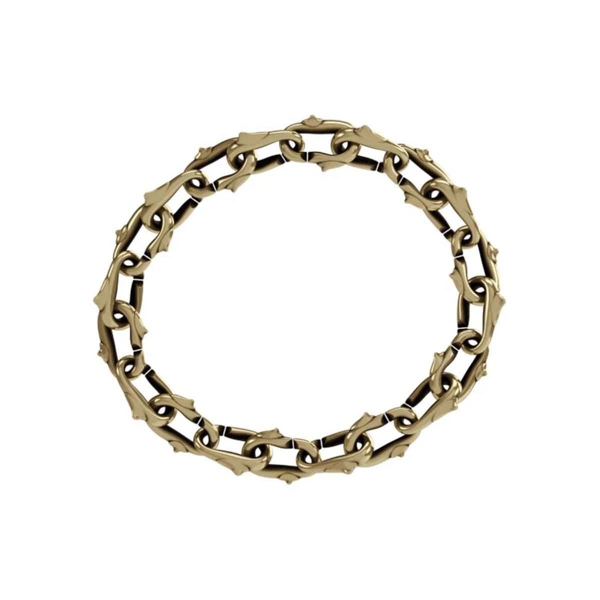 Bracciale Unisex John Richmond Spine 10 mm Bronzo Dorato JRTC07BY